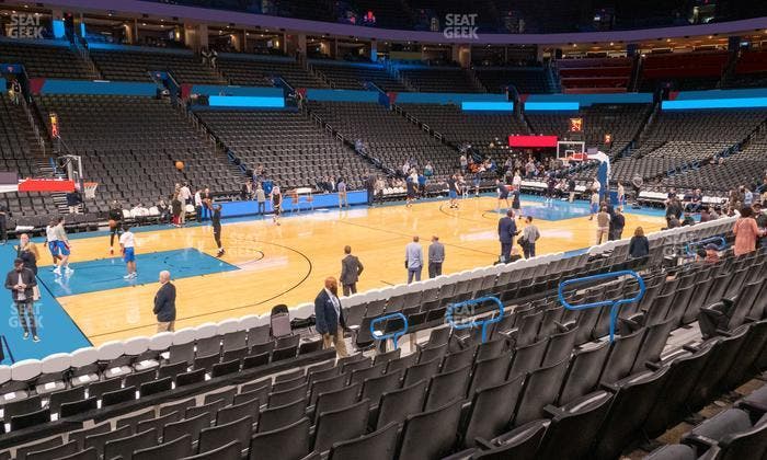 Paycom Center - Section 107 Seat View