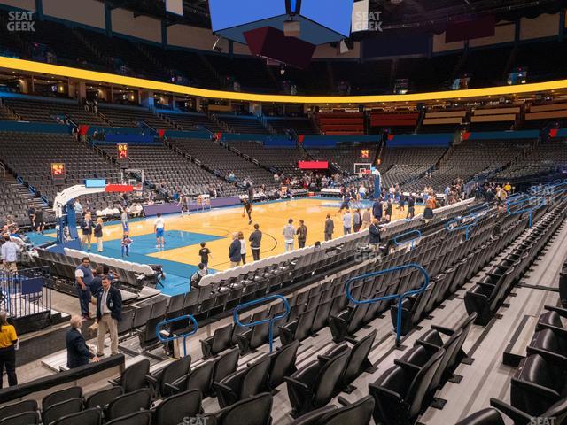 Paycom Center - Section 108 Seat View Paycom Center - Section 108 Seat View