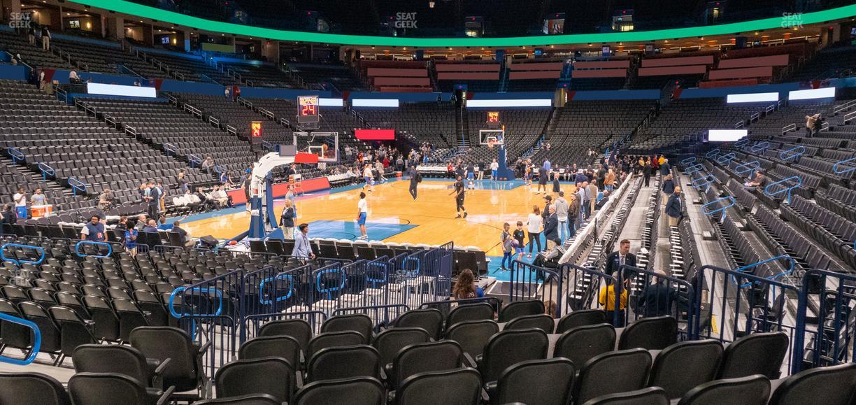 Paycom Center - Section 109 Seat View