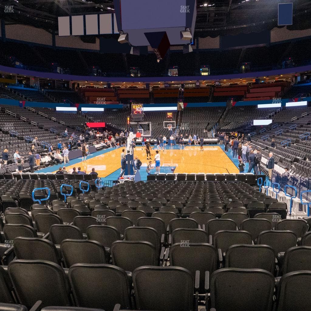 Paycom Center - Section 110 Seat View