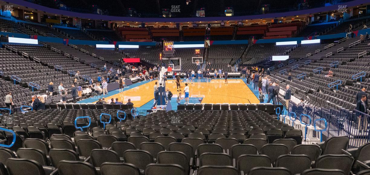 Paycom Center - Section 110 Seat View