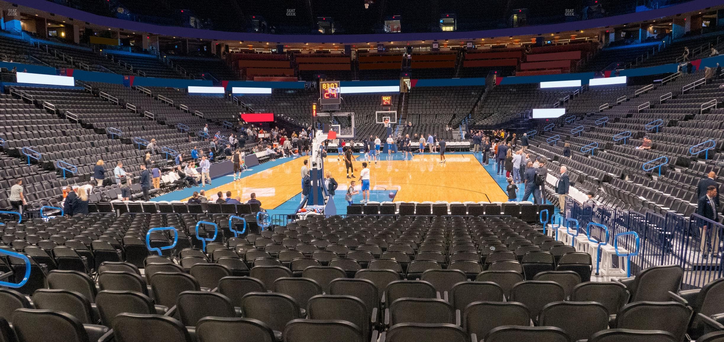 Paycom Center - Section 110 Seat View