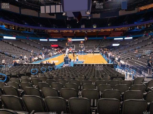 Paycom Center - Section 110 Seat View