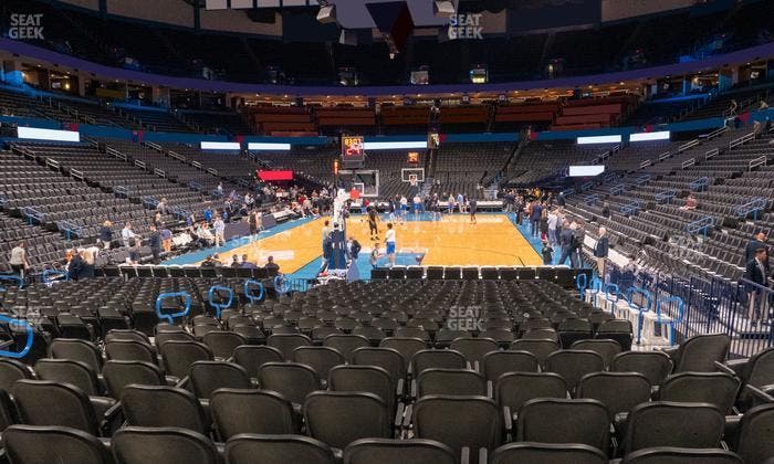 Paycom Center - Section 110 Seat View