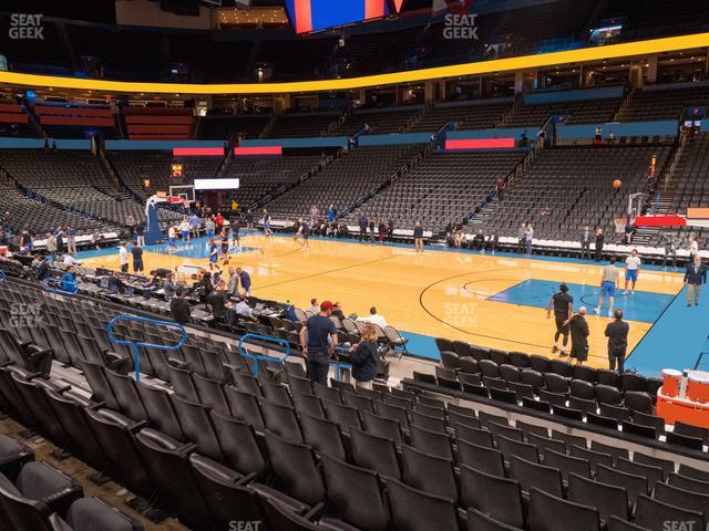 Paycom Center - Section 114 Seat View Paycom Center - Section 114 Seat View