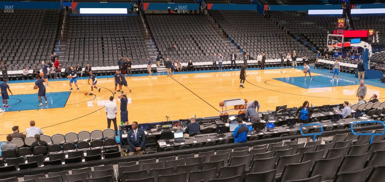 Paycom Center - Section 116 Seat View