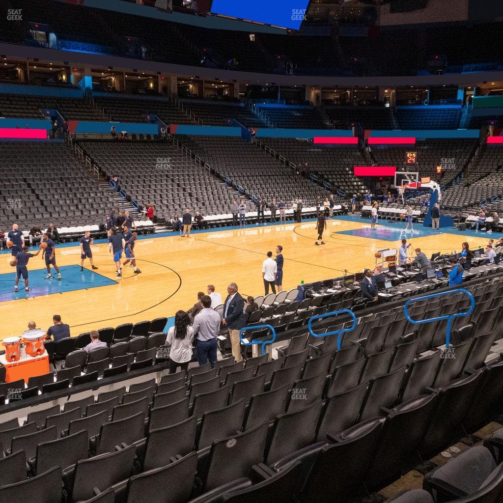 Paycom Center - Section 117 Seat View