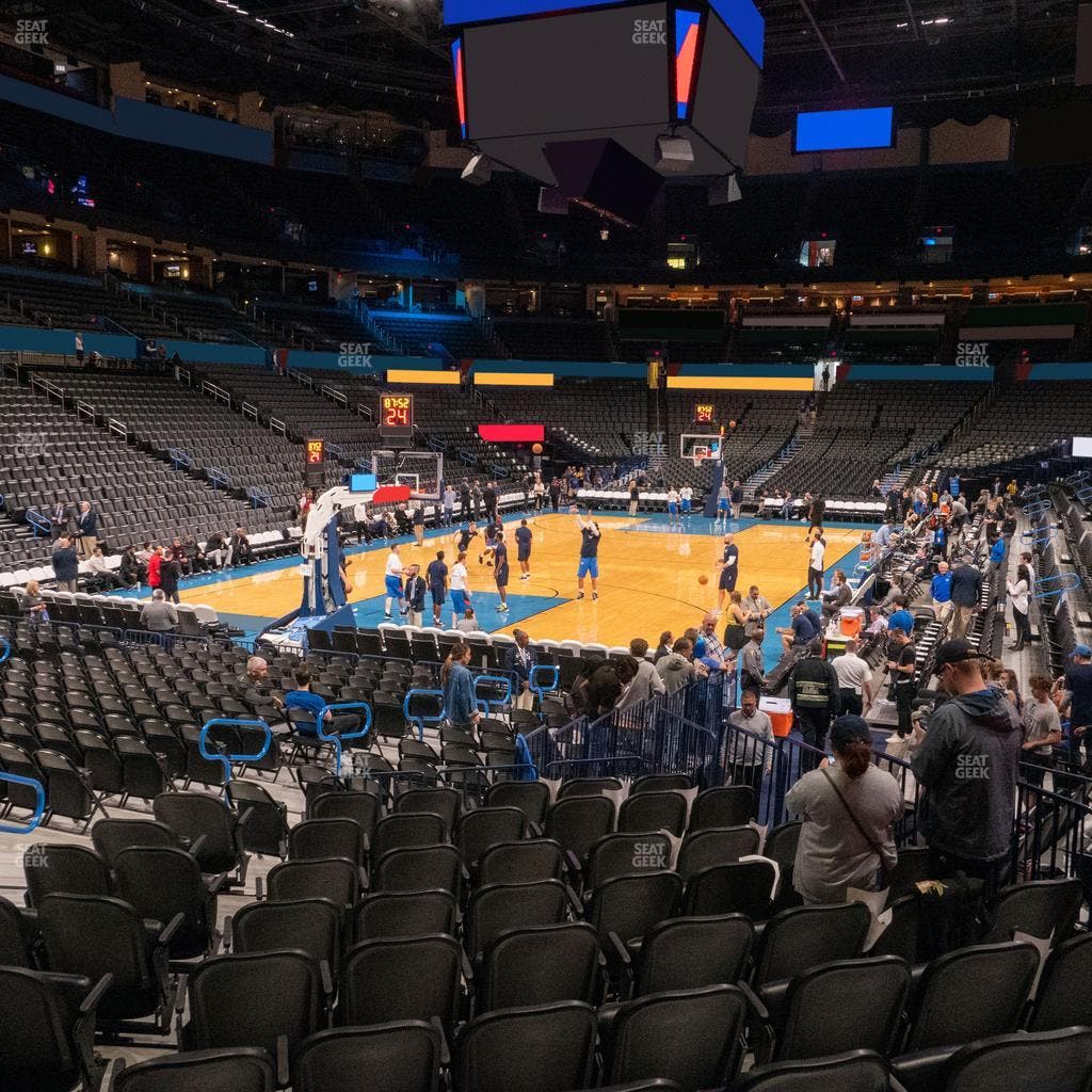 Paycom Center - Section 119 Seat View