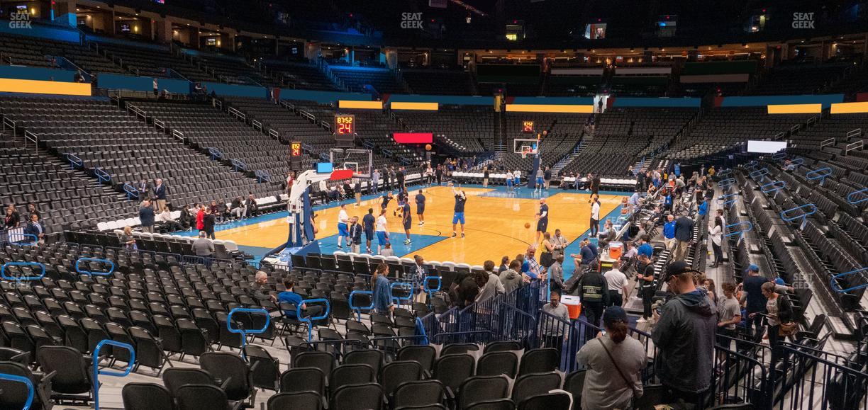 Paycom Center - Section 119 Seat View