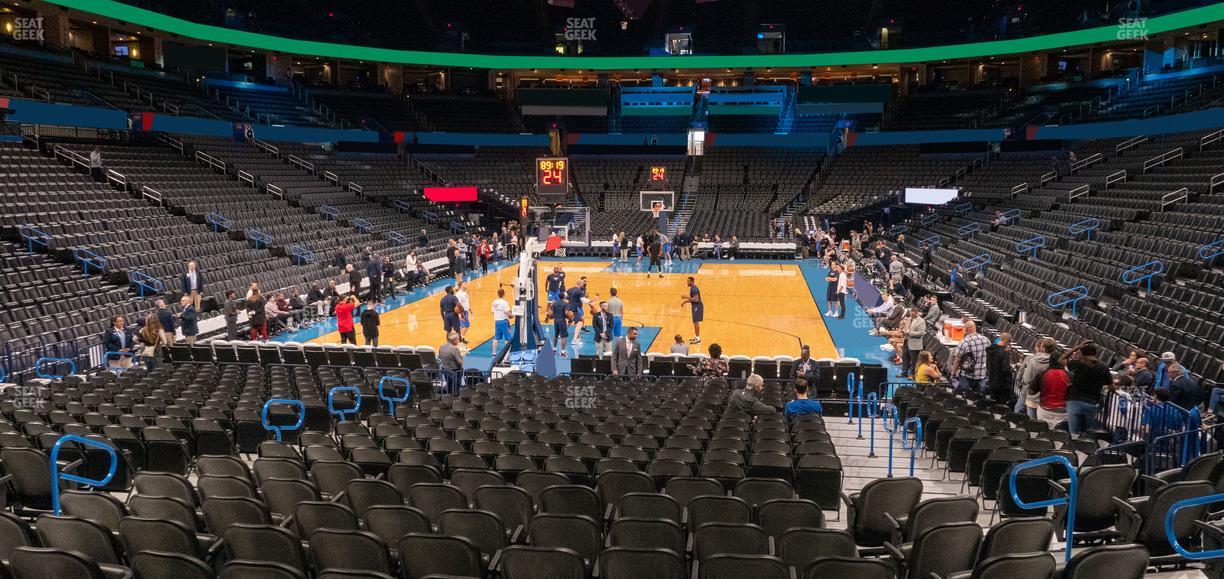Paycom Center - Section 120 Seat View