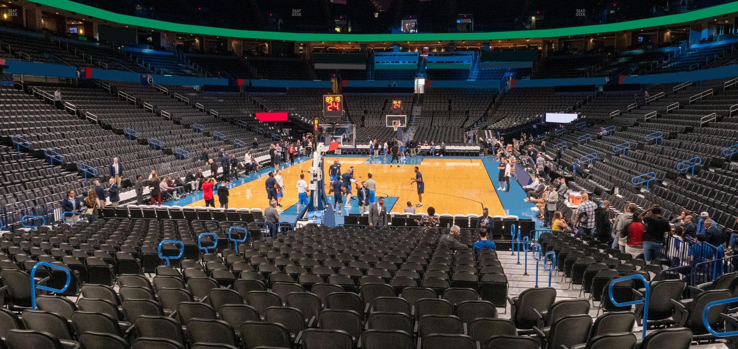 Paycom Center - Section 120 Seat View