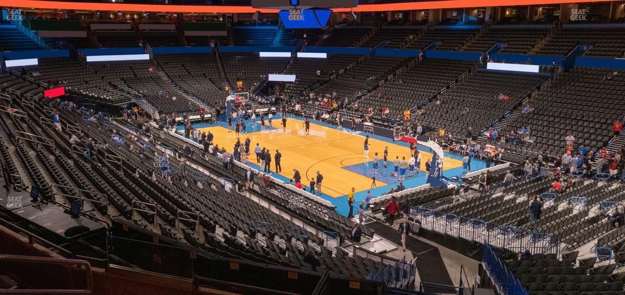 Paycom Center - Section 204 Seat View