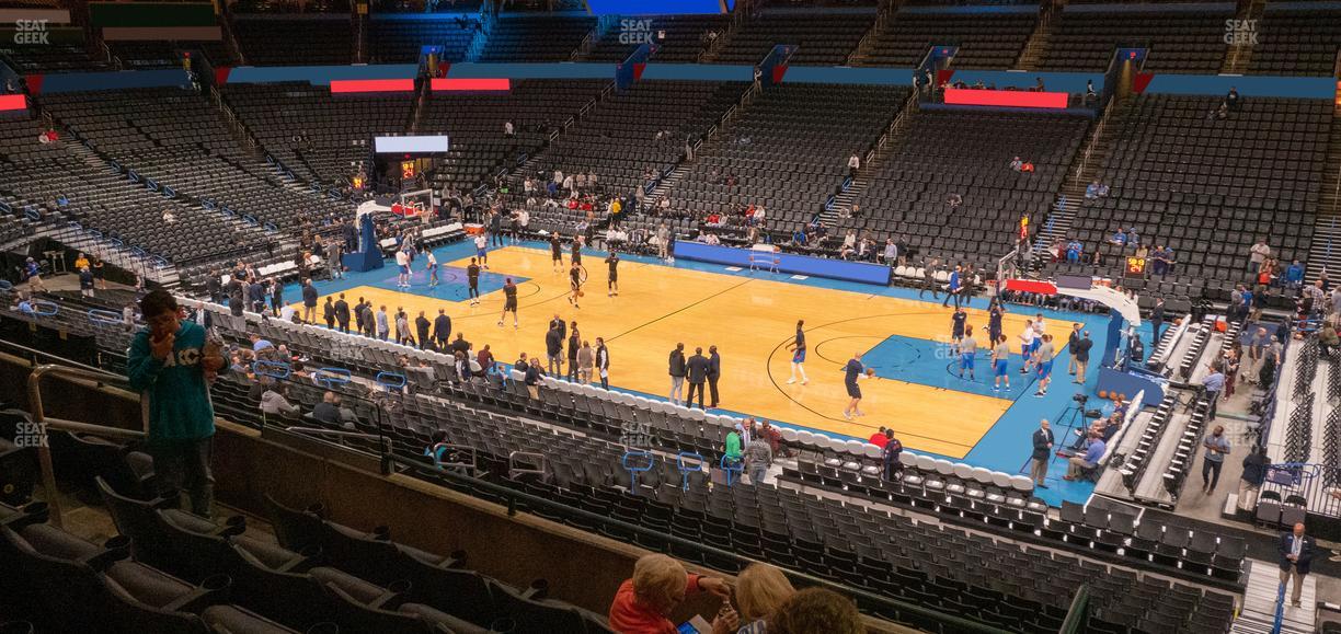 Paycom Center - Section 206 Seat View