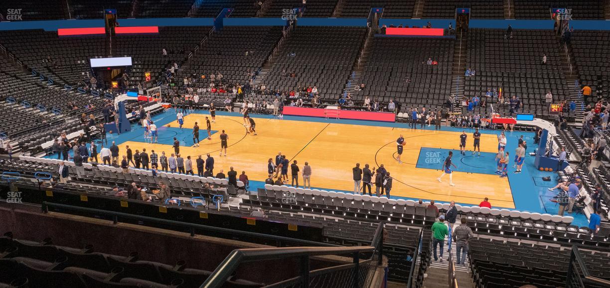 Paycom Center - Section 207 Seat View