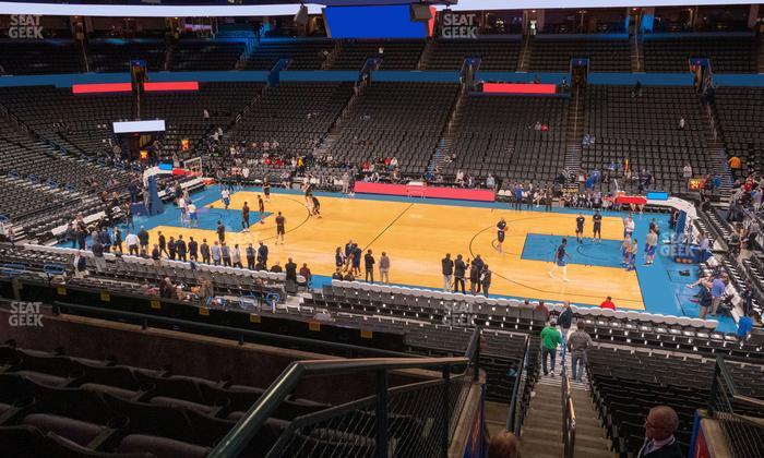 Paycom Center - Section 207 Seat View