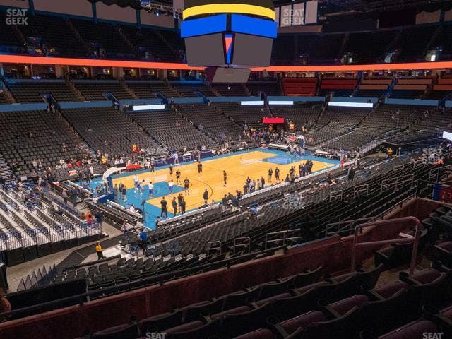 Paycom Center - Section 211 Seat View