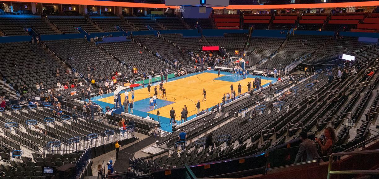 Paycom Center - Section 212 Seat View