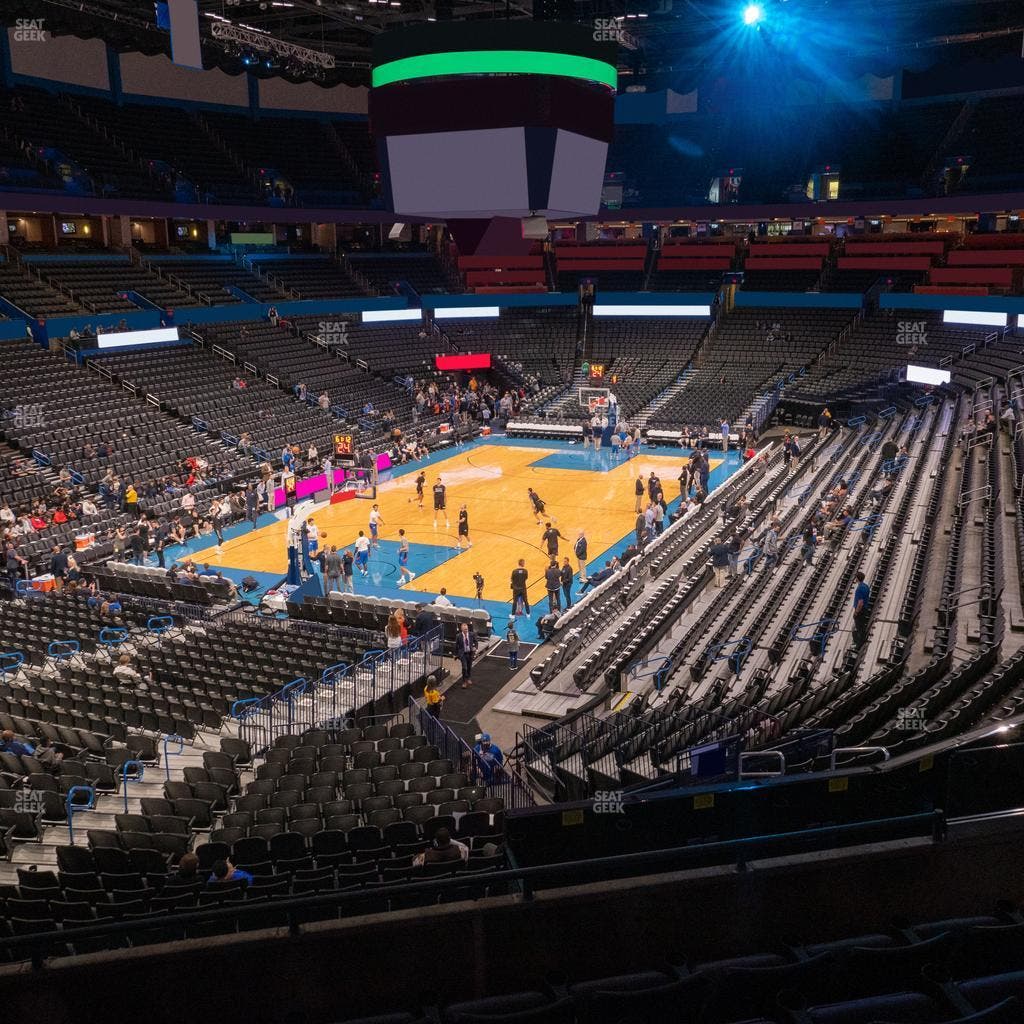 Paycom Center - Section 213 Seat View