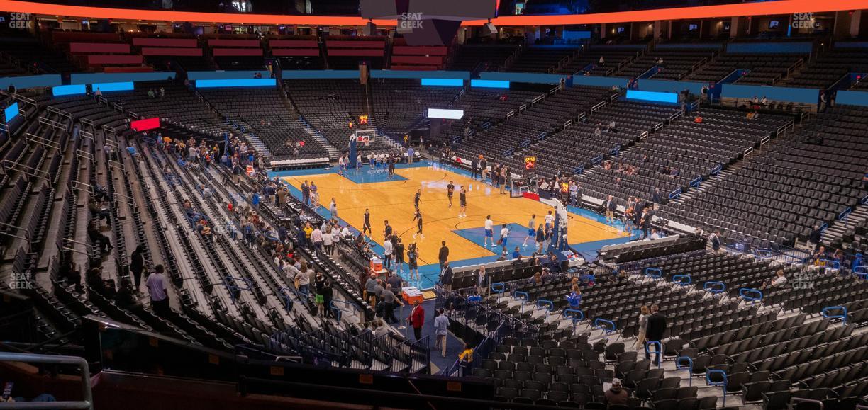 Paycom Center - Section 218 Seat View
