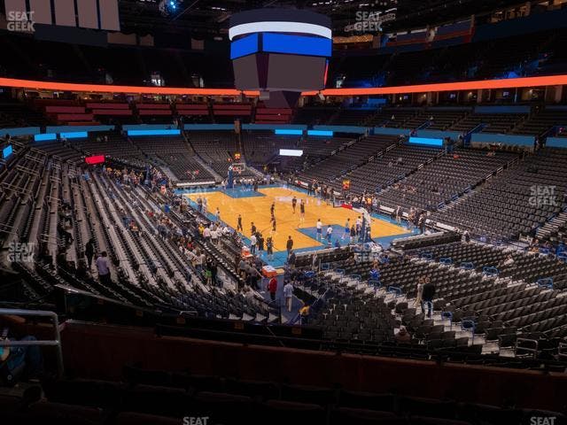 Paycom Center - Section 218 Seat View
