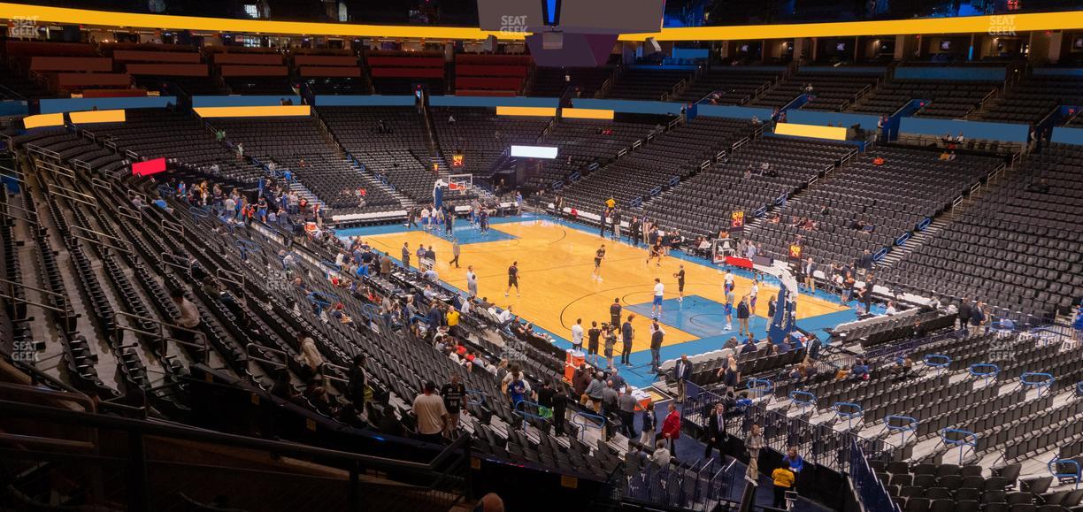 Paycom Center - Section 219 Seat View