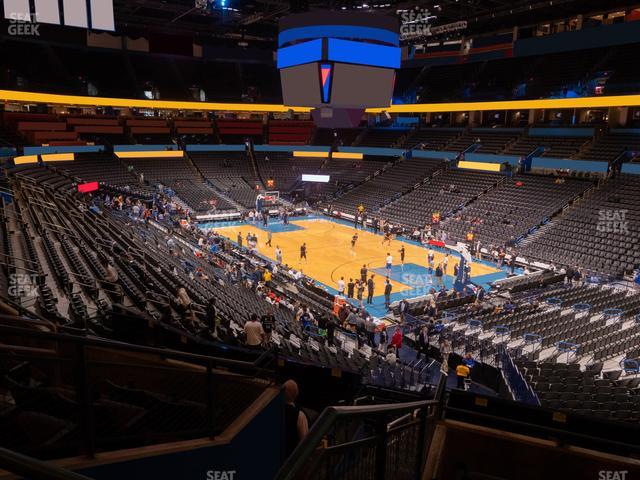 Paycom Center - Section 219 Seat View Paycom Center - Section 219 Seat View