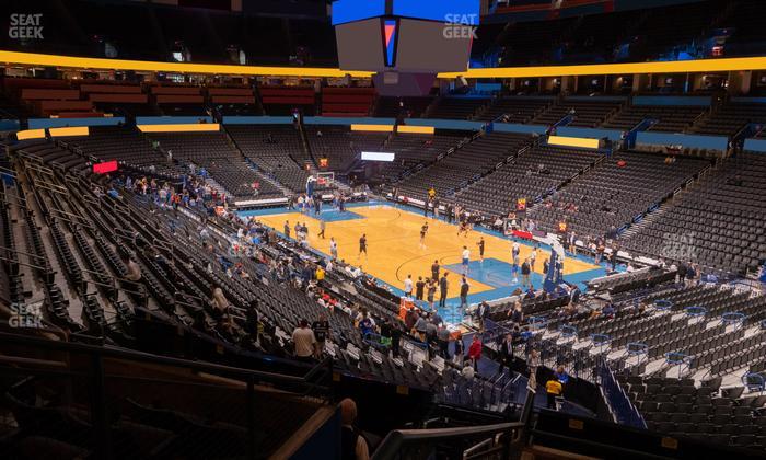 Paycom Center - Section 219 Seat View