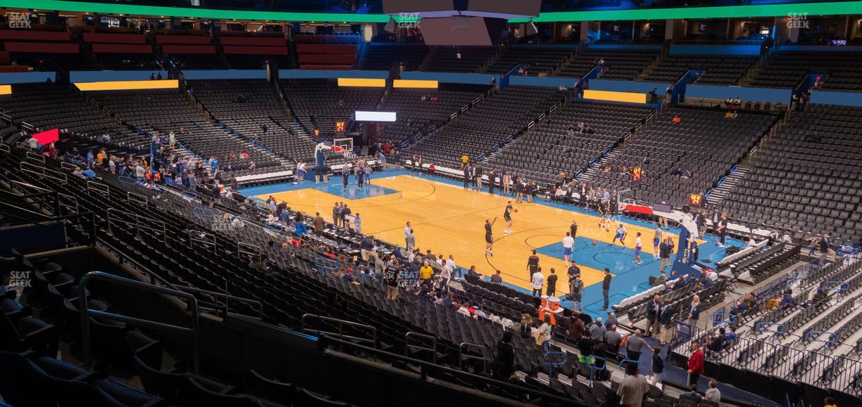 Paycom Center - Section 220 Seat View