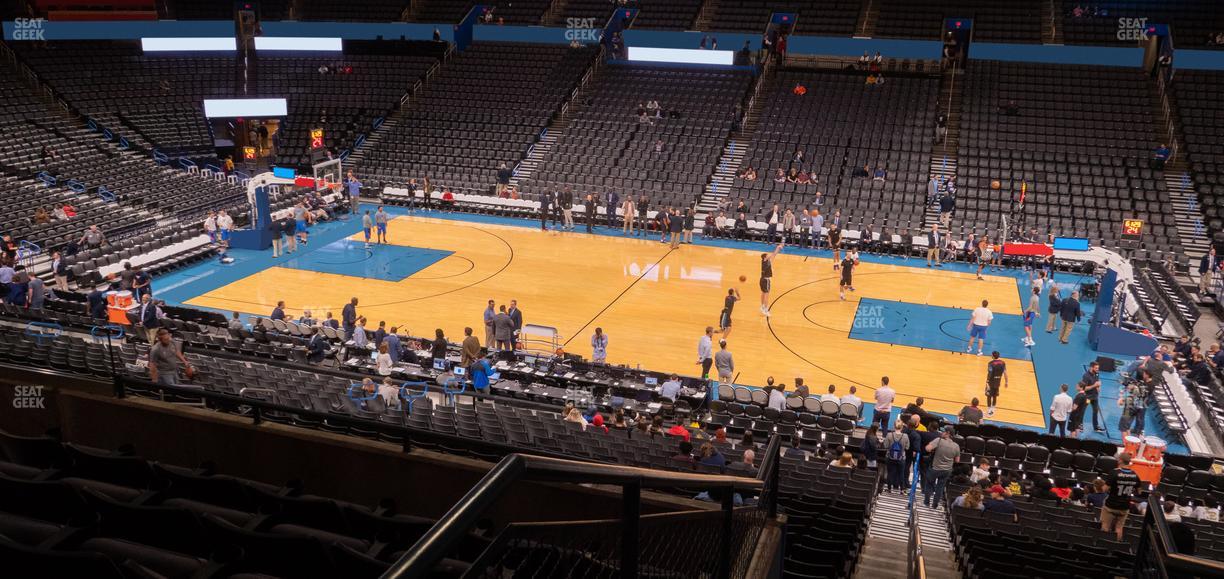 Paycom Center - Section 222 Seat View