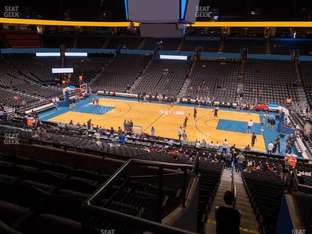 Paycom Center - Section 222 Seat View