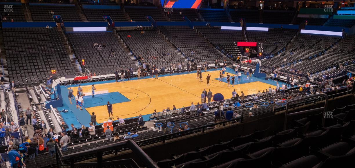 Paycom Center - Section 225 Seat View