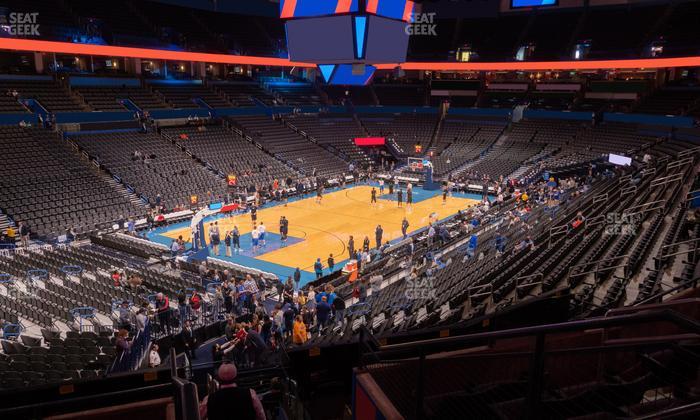 Paycom Center - Section 227 Seat View