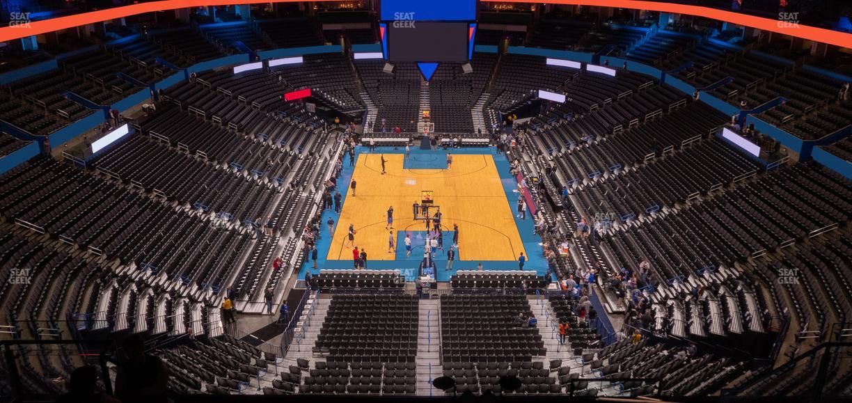 Paycom Center - Section 301 Seat View