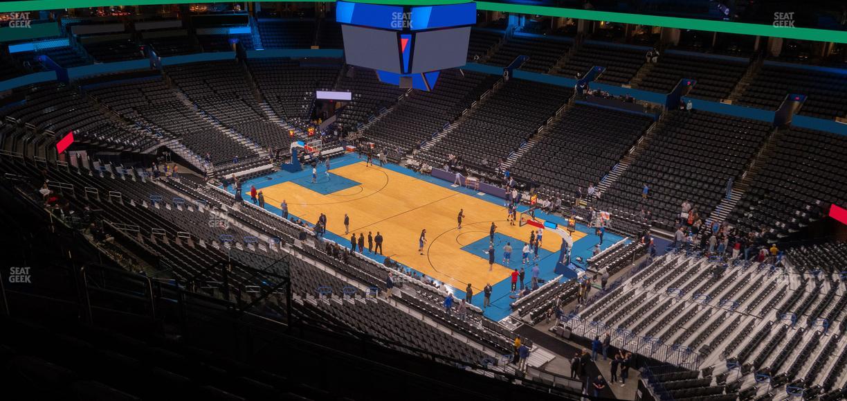 Paycom Center - Section 305 Seat View