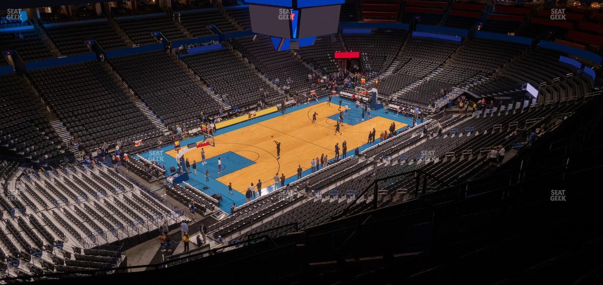 Paycom Center - Section 312 Seat View