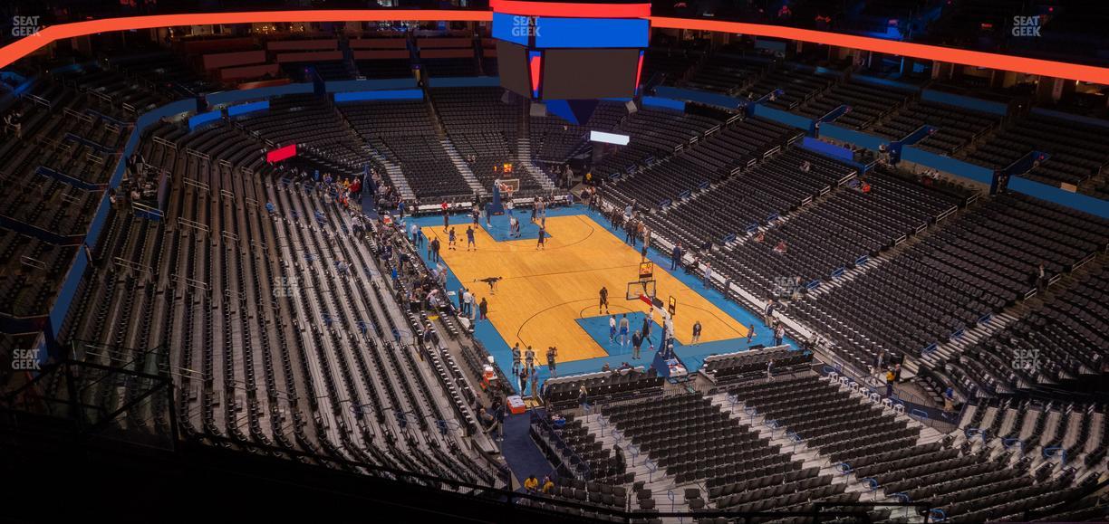 Paycom Center - Section 318 Seat View