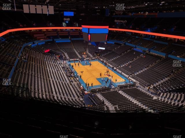 Paycom Center - Section 318 Seat View