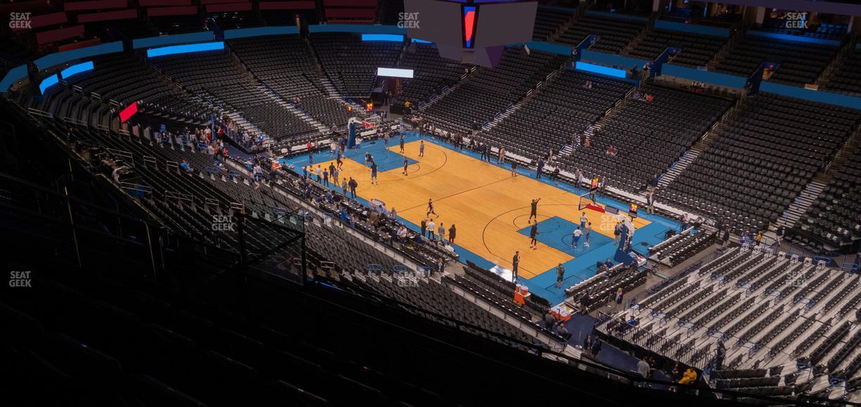 Paycom Center - Section 320 Seat View