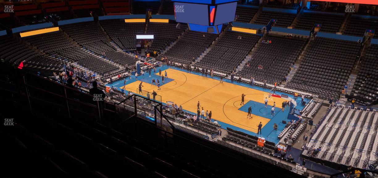 Paycom Center - Section 321 Seat View