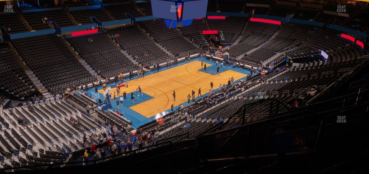 Paycom Center - Section 327 Seat View