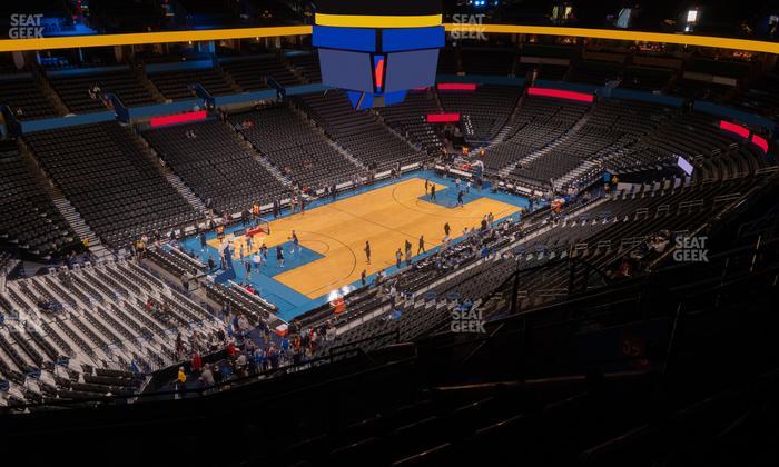 Paycom Center - Section 327 Seat View