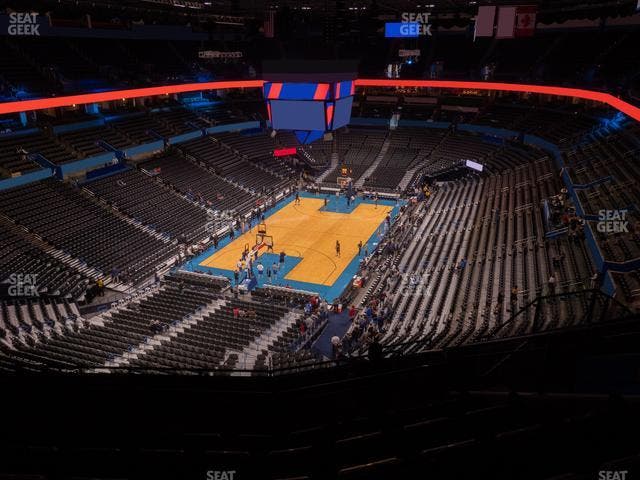 Paycom Center - Section 329 Seat View