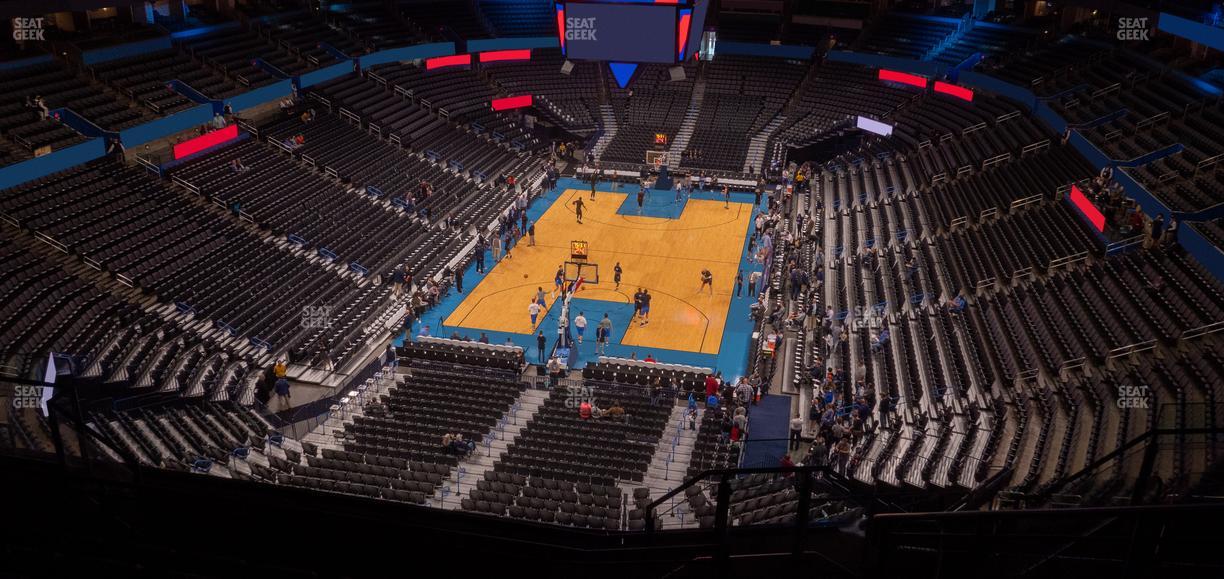 Paycom Center - Section 330 Seat View