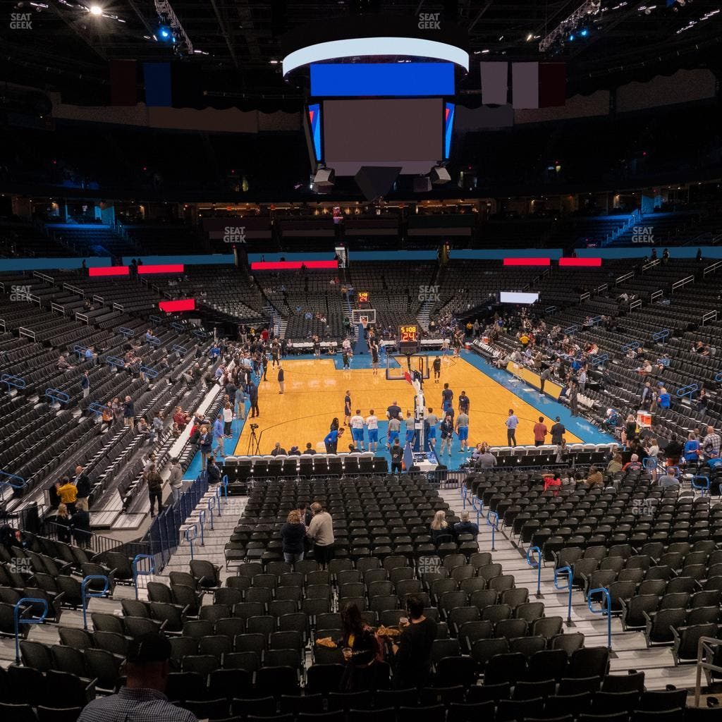 Paycom Center - Section Lower Terrace 201 Seat View