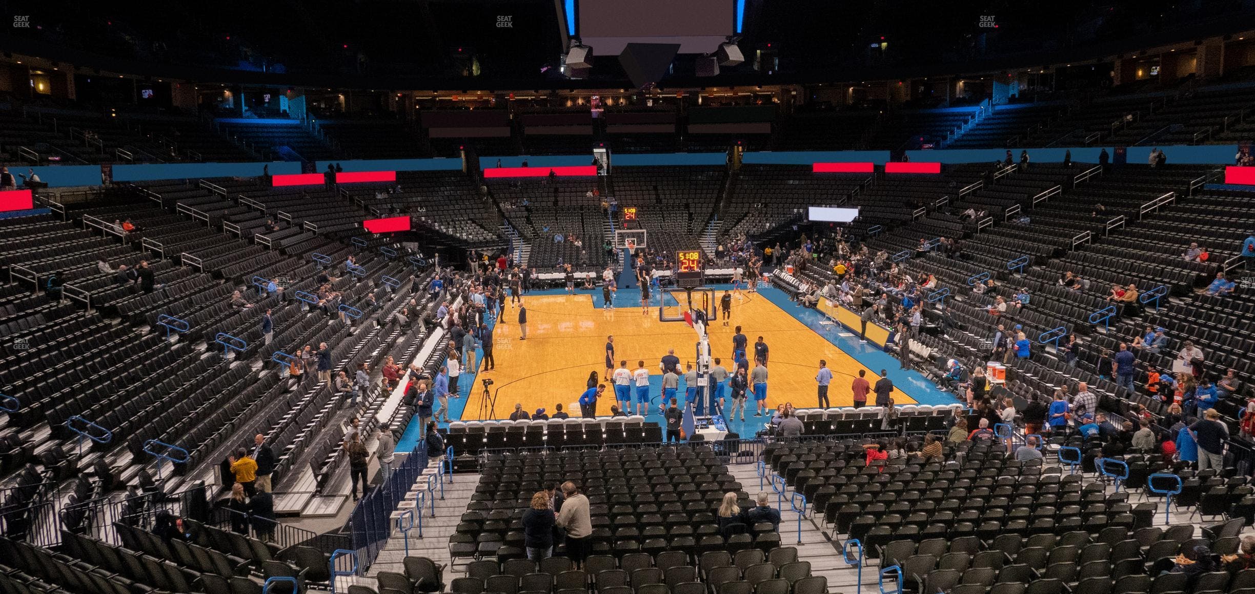 Paycom Center - Section Lower Terrace 201 Seat View