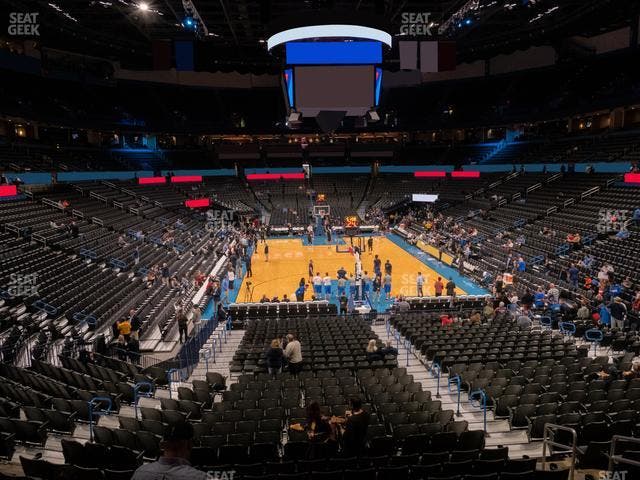 Paycom Center - Section Lower Terrace 201 Seat View