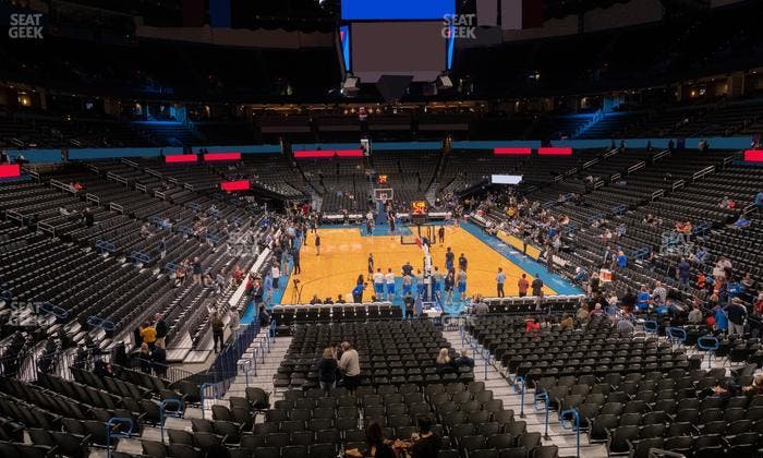 Paycom Center - Section Lower Terrace 201 Seat View