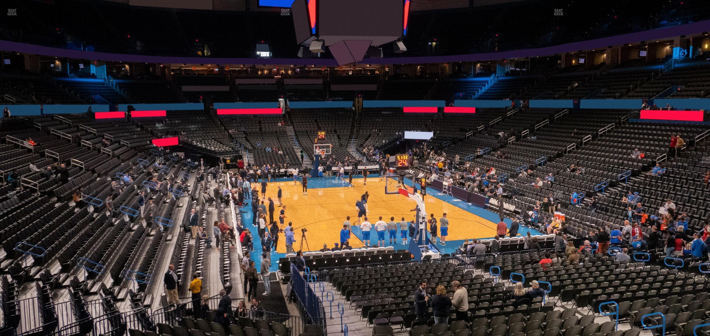 Paycom Center - Section Lower Terrace 202 Seat View