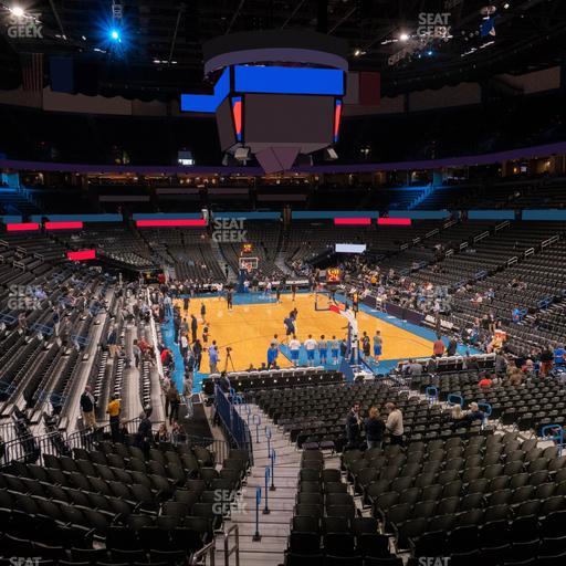 Paycom Center - Section Lower Terrace 202 Seat View