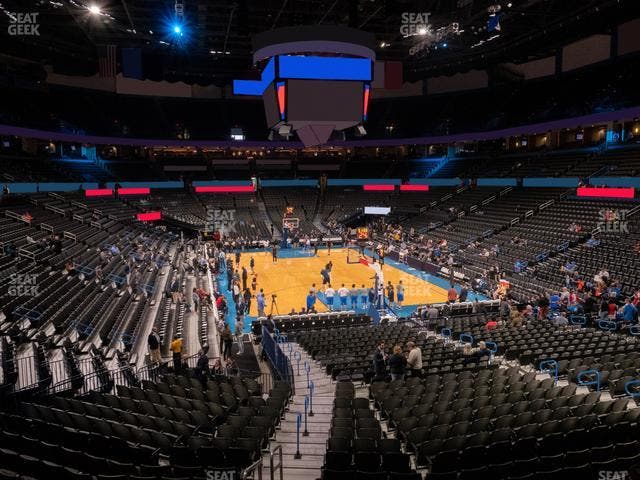 Paycom Center - Section Lower Terrace 202 Seat View